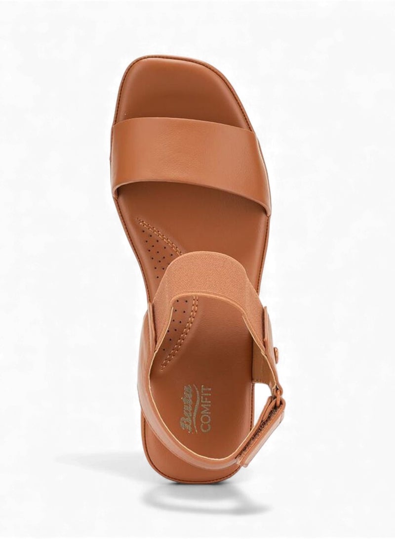 Bata Comfit Wedge Heel Sandals with Adjustable Back Strap - Image 4