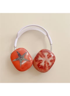 Niche Cartoon Watermelon Filin Earphone Cover For Apple Airpods MAX Full Coverage Drop-resistant MAX Earphone Case-Color:Tomatoes (minimum Order Of 5 Pieces)-Applicable Models:airpods MAX