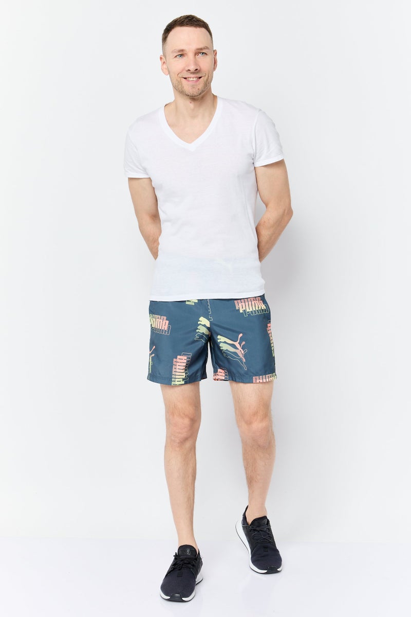 PUMA شورتات تدريب عادية للرجال، رمادي داكن - Image 4