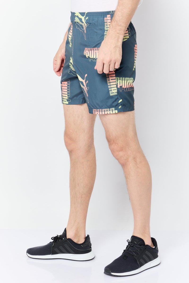 PUMA شورتات تدريب عادية للرجال، رمادي داكن - Image 2