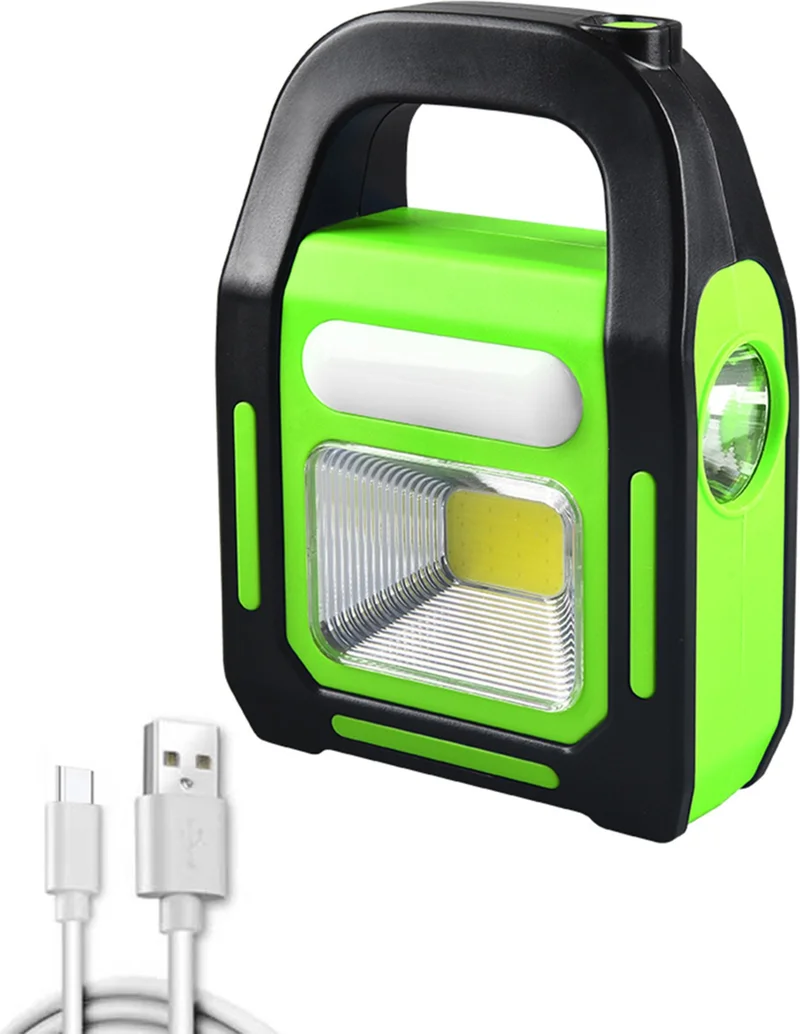 Mobee New Three Function Rechargeable Solar Camping Lantern Camping Lamp with Searchlight and Flashlight Function
