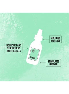 Beard Growth Oil | Energizing Hair and Beard Spray | Ginger Root Extract | BE KIND