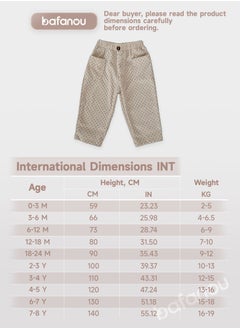 Bafanou Bafanou Baby Spring Pants 0-3Y Corduroy Autumn Polka Dot Infant Unisex Trousers  - Image 2