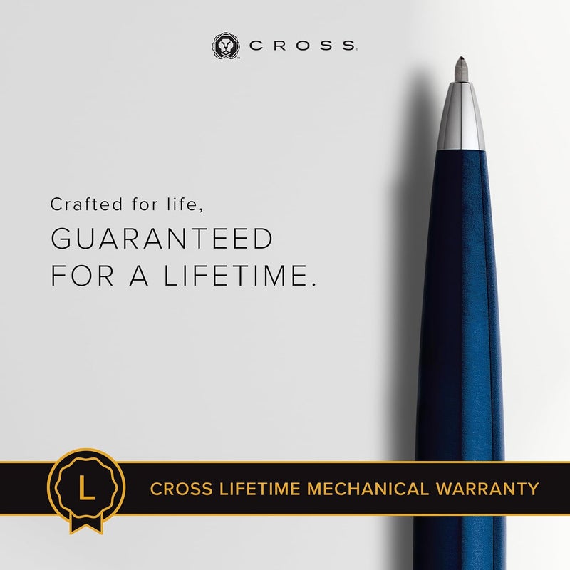 Cross Atx Refillable Ballpoint Pen, Medium Ballpen, Includes Premium Gift Box - Translucent Blue - Image 3