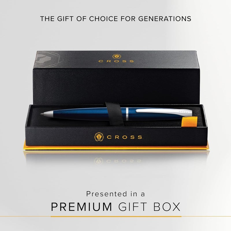 Cross Atx Refillable Ballpoint Pen, Medium Ballpen, Includes Premium Gift Box - Translucent Blue - Image 4