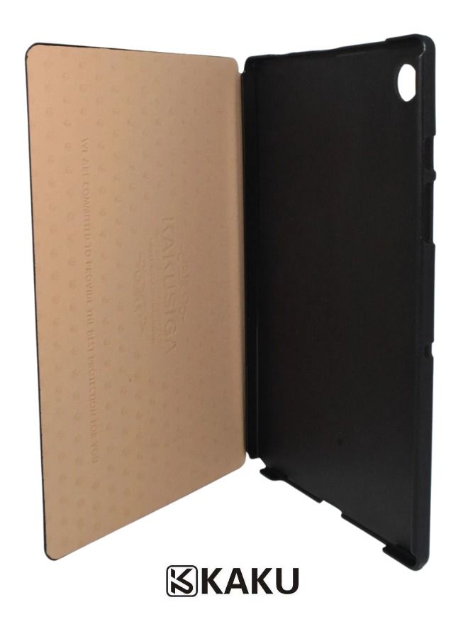 Kaku Protective Flip Case Cover For Samsung Galaxy Tab A8 X200/X205C Size 10.5 Black - Image 2