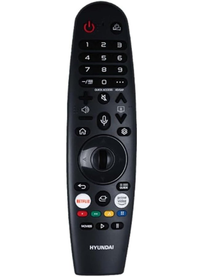 هيونداي تلفزيون ذكي QLED بدقة 4K UHD بدون إطار، مقاس 70 بوصة، مزود برسيفر مدمج، لون أسود - L70HYNDA750 - Image 4