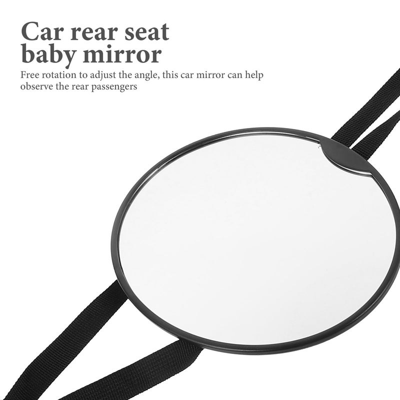 Adjustable Shatterproof Backseat Mirror For Rear Facing Car Seat Travel Safety - Image 4