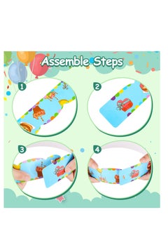Excefore 50 Pcs Birthday Crowns for Kids, Paper Birthday Party Hats, Happy Birthday Paper Crowns for Boys Girls, Family Classroom School Birthday Party Decor Supplies  - Image 4