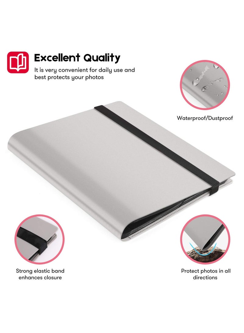 هاهاهاي ألبوم صور صغير بـ 160 جيبًا لكاميرا فوجي فيلم إنستاكس ميني وبولارويد سناب وZ2300 وكاميرات سوشيال ماتيك الفورية وطابعة فورية من زيب مع 50 ملصقًا ملونًا (160 جيبًا، رمادي)ألبوم صور صغير بـ 160 جيبًا لكاميرا فوجي فيلم إنستاكس ميني وبولارويد سناب وZ2300 وكاميرات سوشيال ماتيك الفورية وطابعة فورية من زيب مع 50 ملصقًا ملونًا (160 جيبًا، رمادي) - Image 5