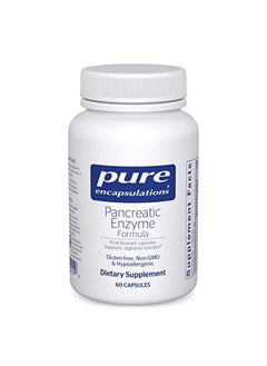Pure Encapsulations Pancreatic Enzyme Formula ; Supplement To Support The Optimal Digestion Of Food And Absorption Of Nutrients* ; 60 Capsules  - Image 1