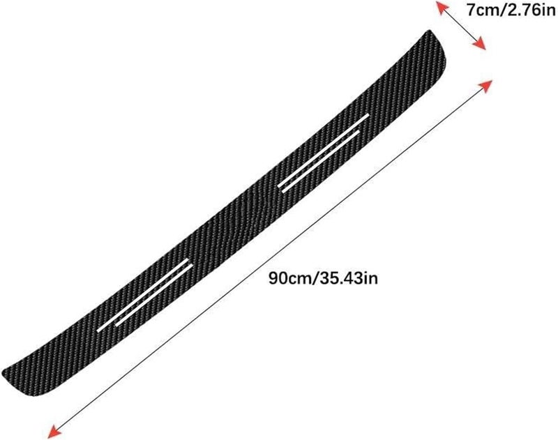 Vuzmode Carbon Fiber Rear Bumper Protector for BMW X6 - Image 3