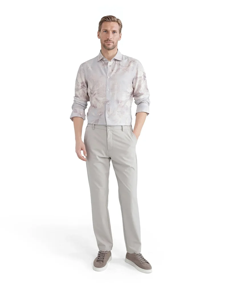 Rare Rabbit Men's Relaxed Fit Floral Print Shirt