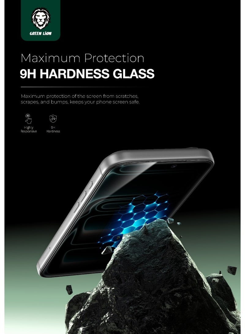 GREEN LION iPhone 17 Pro Max Privacy Glass Sir Louis 3D Curved Privacy Glass / Anti Scratch Screen Protector / Anti Fingerprint / Grease Resistance / HD Crystal Clear / 3D Curved Edge - Black Edge/Privacy - Image 4