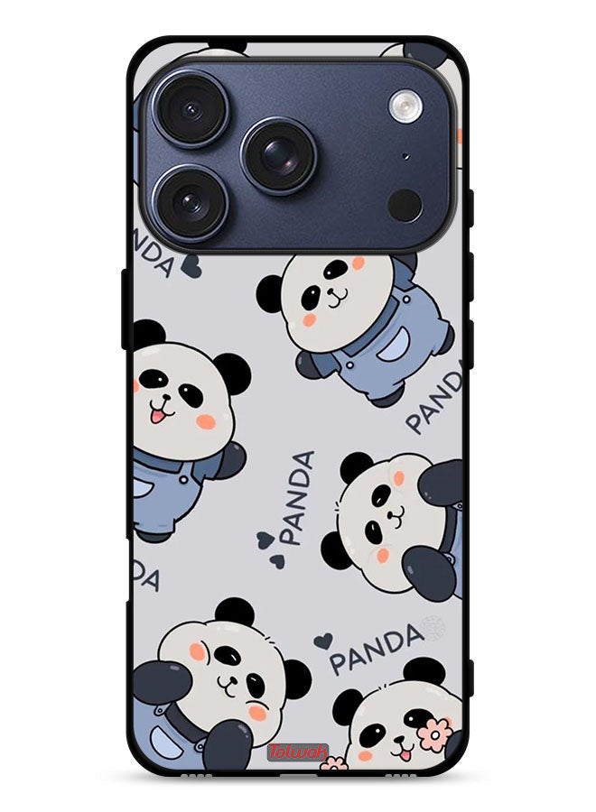 Tolwak Apple iPhone 17 Pro Protective Case Cover Pattern Of Pandas - Image 1
