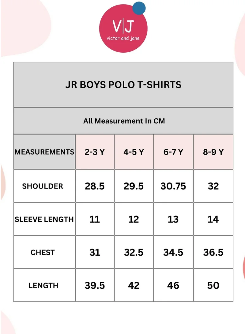 Victor And Jane  Junior Boys Classic Polo T-Shirt -Light  Blue for Men | Best Price UAE