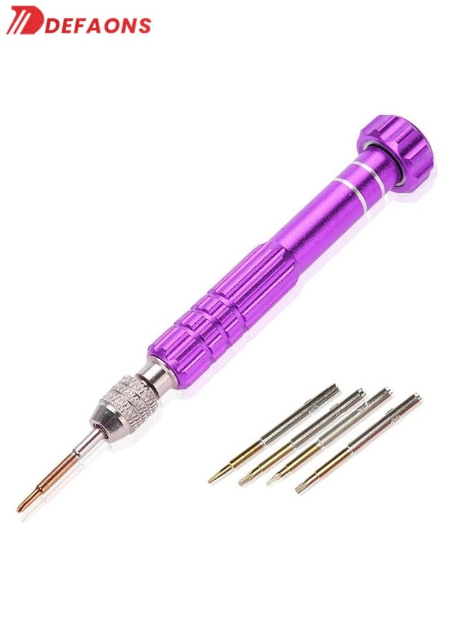 DEFAONS 5 in 1 Precision Screwdriver Rod Set AF-555 – Multifunctional Repair Tool Kit with Replaceable Bits for Mobile Phones, Laptops, Watches, Glasses, Cameras, Tablets, Headphones, and Electronics - Image 1