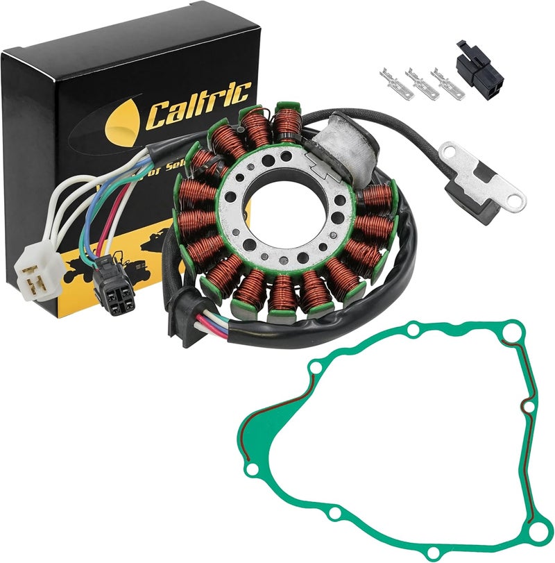 Caltric Stator and Gasket for Yamaha Timberwolf 250 YFB250 2WD (1994-1996, 1997, 1999) - Image 1