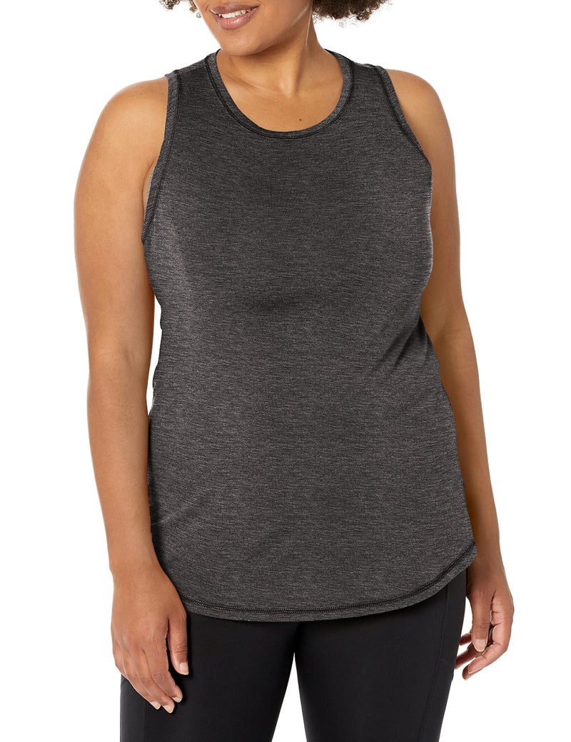 C9 Champion womens Active Tank T Shirt, Ebony Heather, X-Small US - Image 1