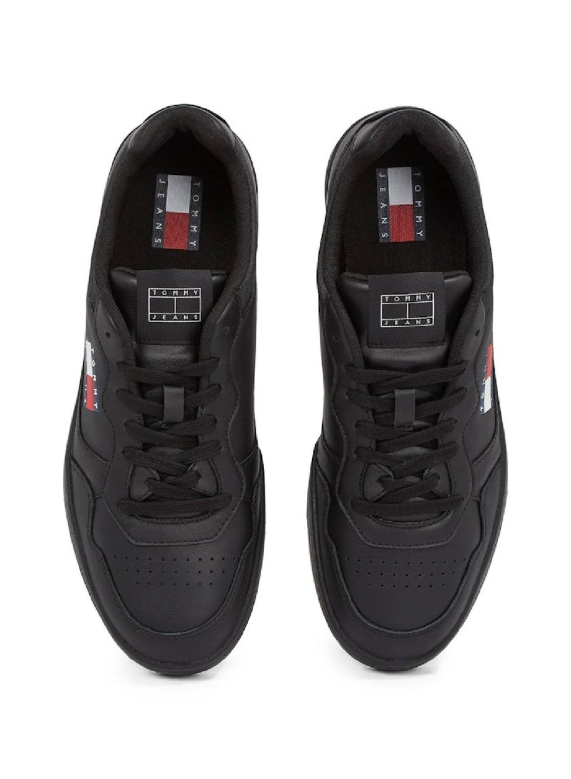 TOMMY JEANS Leather Sneakers  - Image 4