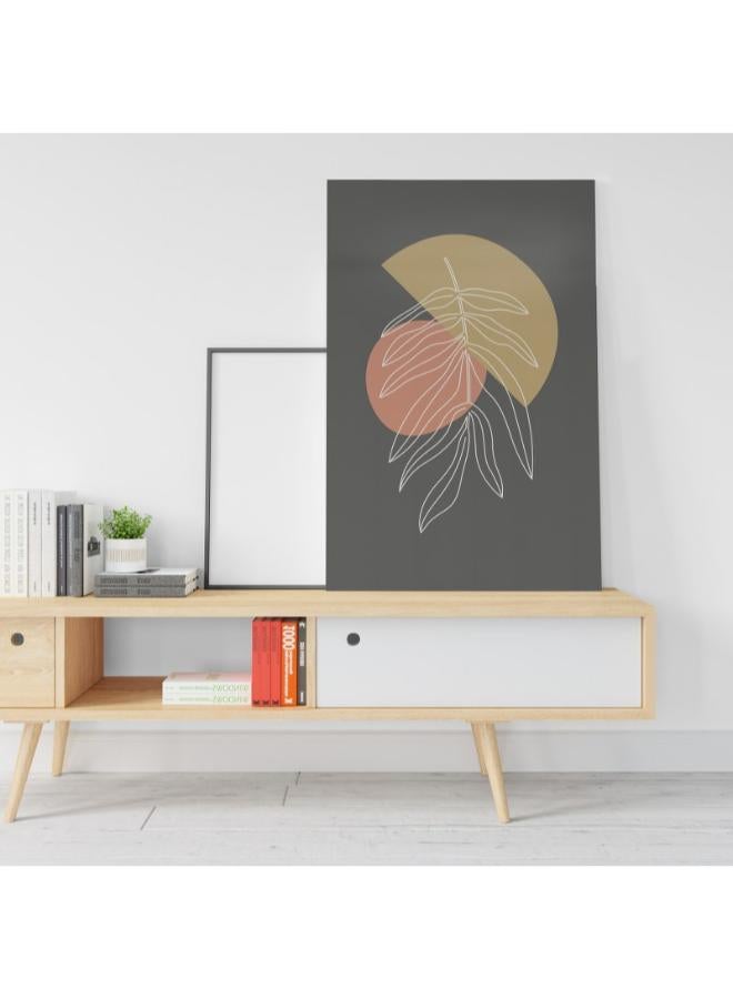 Home Gallery Hand drawn line with abstract shape Mid century scandinavian nordic style 90x60 - Image 1