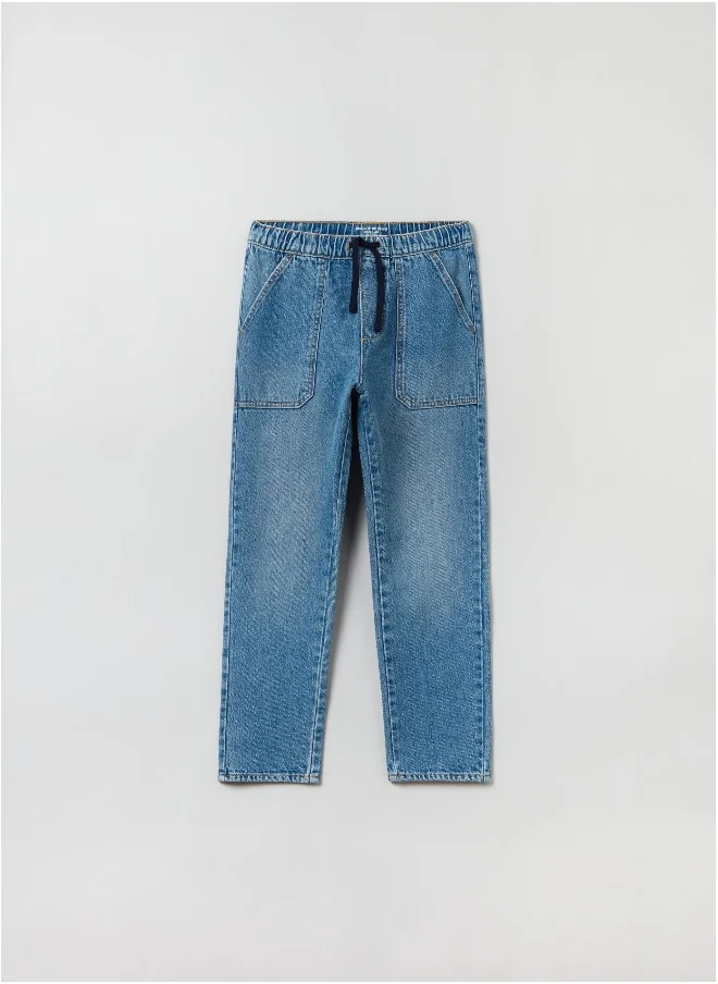 Ovs Regular fit jeans with drawstring