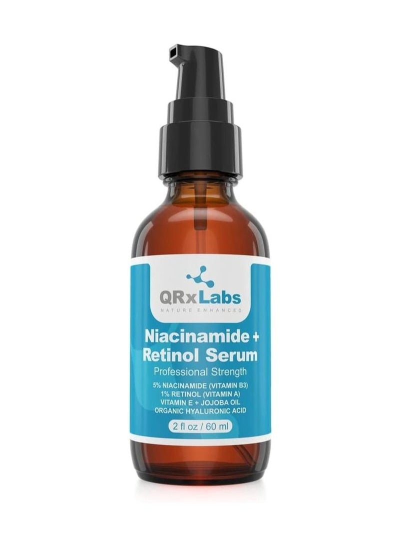 كيو آر إكس لابس مصل نياسيناميد فيتامين من كيو آر إكس لابس مضاد للشيخوخة ومضاد للتجاعيد