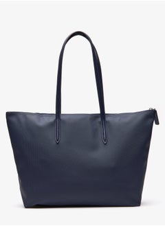 LACOSTE Lacoste bag Women's L12.12 Concept Fashion Versatile Large Capacity Large Size Zipper Handheld Shoulder Bag Tote Bag Large Navy 45cm * 30cm * 12cm  - Image 3
