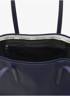 LACOSTE Lacoste bag Women's L12.12 Concept Fashion Versatile Large Capacity Large Size Zipper Handheld Shoulder Bag Tote Bag Large Navy 45cm * 30cm * 12cm  - Image 5