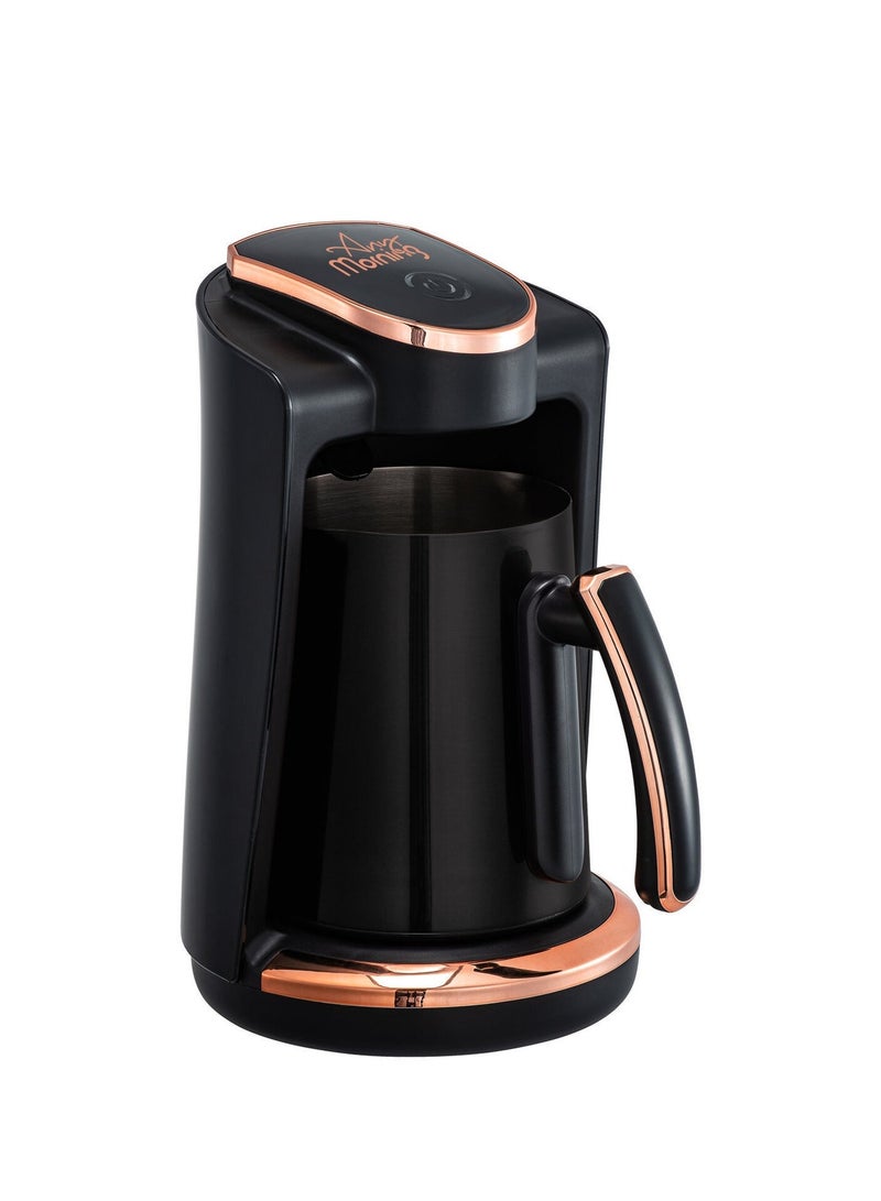 آني مورننغ ماكينة تحضير القهوة التركية 250 مل، إبريق ستانلس ستيل بفوهتين، إيقاف تلقائي، حماية من الغليان الجاف، 400 واط - LI23201S - Image 4
