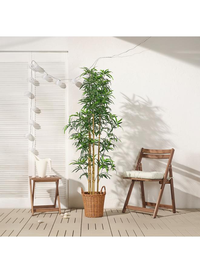 Zaboon Artificial Potted Plant, In/Outdoor Bamboo, 23 Cm - Image 4