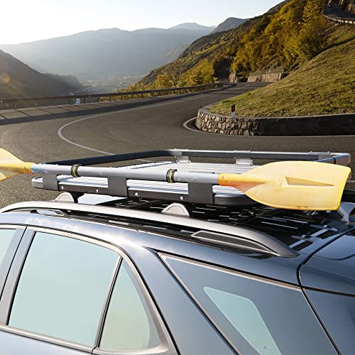 LuBanSir 4 Pack Shovel Holder for Roof Rack, 12" Adjustable Hook and Loop Straps for Mounting Tools and Equipment 0.86” to 2” in Diameter - Image 5