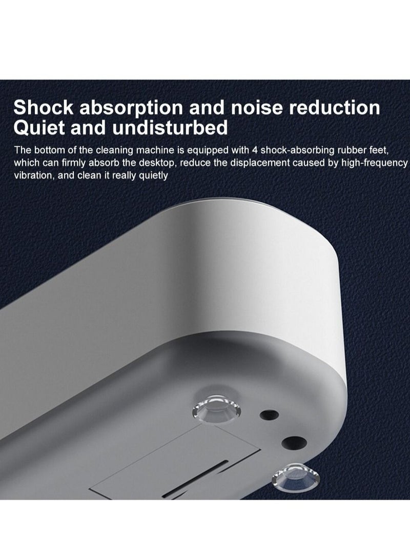 Portable Ultrasonic Cleaning Machine Jewelry Glasses Watch Ring Washing One Key Operation High Frequency Vibration Cleaner - Image 5