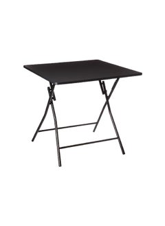 Five Simply Smart Sturdy High Quality Folding Table Black 80 x 80 cm 164657A  - Image 1