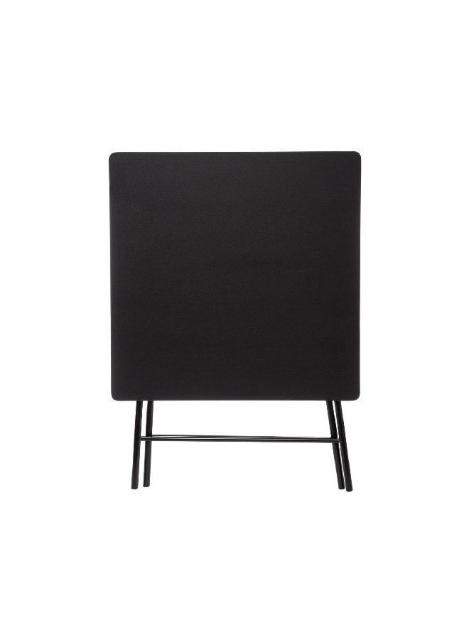 Five Simply Smart Sturdy High Quality Folding Table Black 80 x 80 cm 164657A  - Image 2