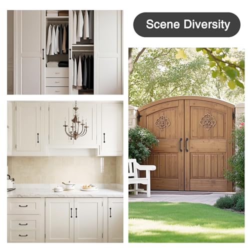 OVOV 2 Pack Barn Door Pull Handle Hardware for Wooden Garden Gate Shed Cabinet Door (5inch) - Image 5