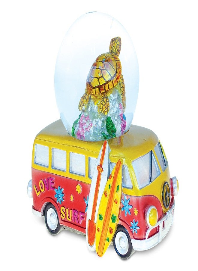 Puzzled COTA Global Van with Sea Turtle Snow Globe - Water Globe Figurine with Sparkling Glitter, Collectible Novelty Ornament for Home Decor, for Birthdays, Christmas, and Valentine's Day - 65mm - Image 1