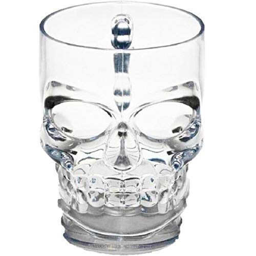 Set2 1762oz Skull Glass Mugs