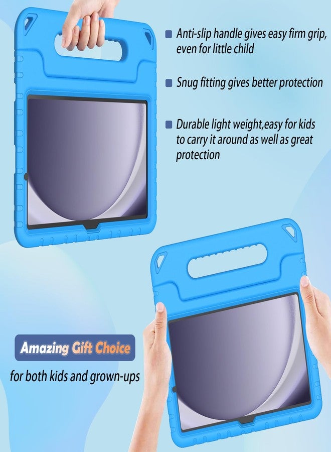 LTROP Case for Samsung Galaxy Tab A9 Plus 2023 11 Inch (SM-X210/X216/X218), Galaxy Tab A9 Plus Case with Built-in Screen Protector, Shockproof Handle Stand Kids Case for Galaxy Tab A9+ 11", Blue - Image 5