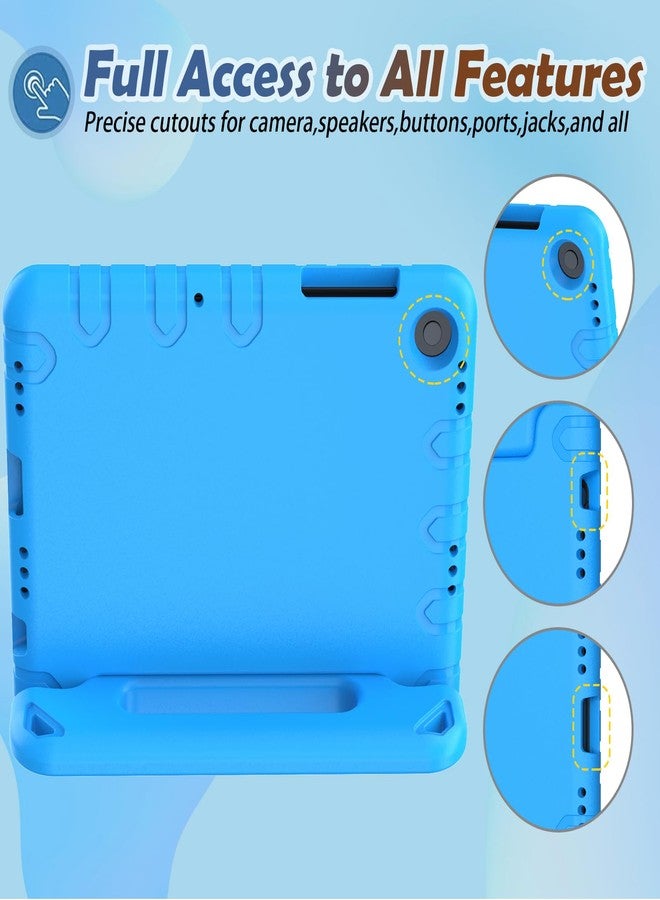 LTROP Case for Samsung Galaxy Tab A9 Plus 2023 11 Inch (SM-X210/X216/X218), Galaxy Tab A9 Plus Case with Built-in Screen Protector, Shockproof Handle Stand Kids Case for Galaxy Tab A9+ 11", Blue - Image 3