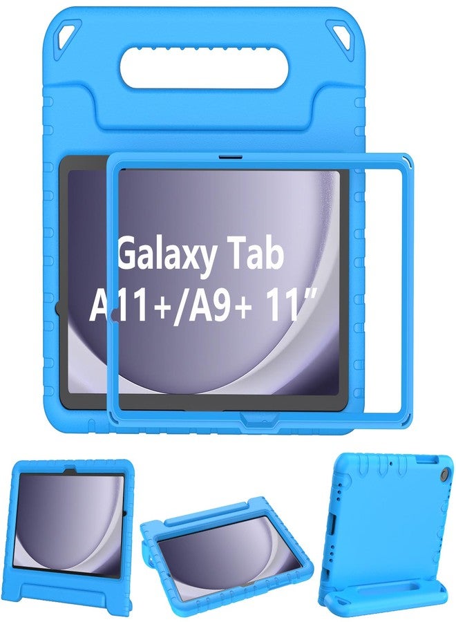 LTROP Case for Samsung Galaxy Tab A9 Plus 2023 11 Inch (SM-X210/X216/X218), Galaxy Tab A9 Plus Case with Built-in Screen Protector, Shockproof Handle Stand Kids Case for Galaxy Tab A9+ 11", Blue - Image 1