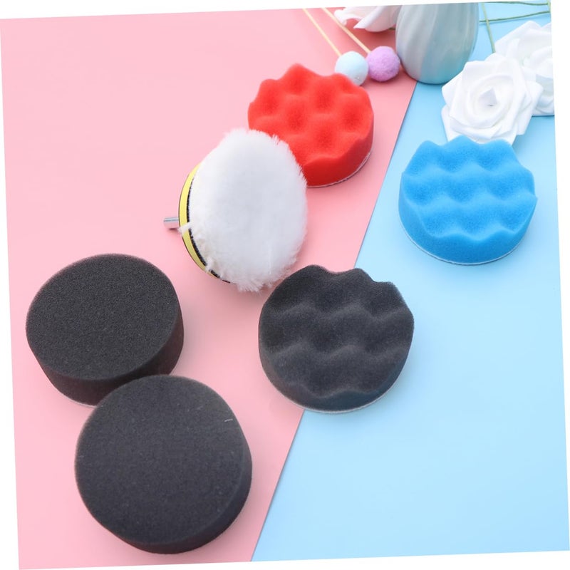 14PCS Car Polishing Pad Kit Wool Sponge Pads For Waxing Sanding Sealing Random Colors - Image 3
