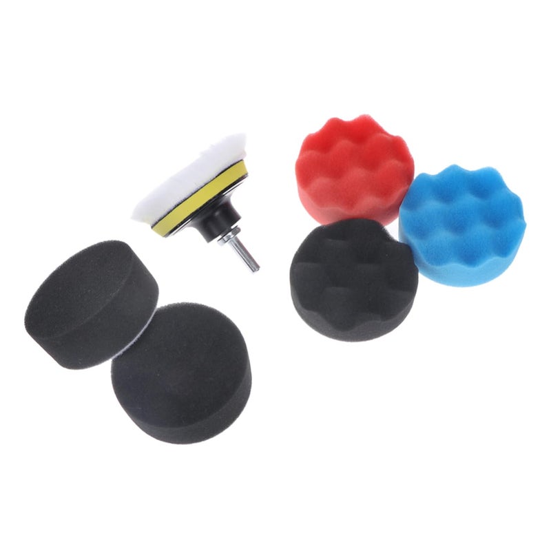 14PCS Car Polishing Pad Kit Wool Sponge Pads For Waxing Sanding Sealing Random Colors - Image 4