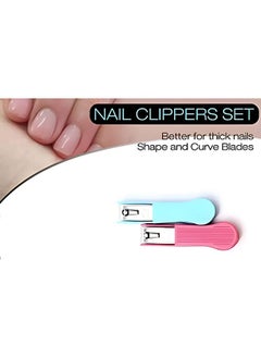 Oblivion Sharp Fingernail Clippers Toenail Clippers Nail Cutter Stainless Steel With Plastic Grip For Men And Women (Multicolor)  - Image 4