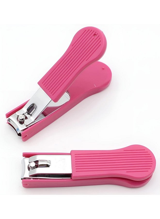 Oblivion Sharp Fingernail Clippers Toenail Clippers Nail Cutter Stainless Steel With Plastic Grip For Men And Women (Multicolor) - Image 2