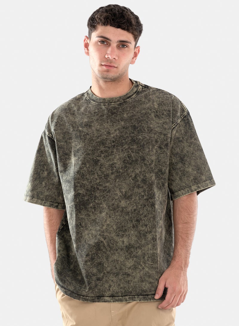 OWL T-shirt 'interstellar' Olive - Image 2
