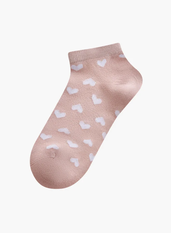 Flora Bella By Shoexpress Assorted Ankle Length Socks - Set of 5