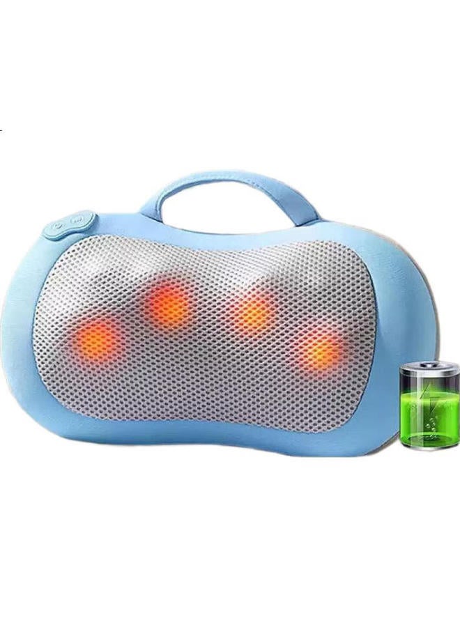 AUX Neck Massager Gl43 (Rechargeable), Waist Massager, Massage Pillow, Neck And Shoulder Massager, Back Massaging Cushion, Full-Body Massage, Birthday Gift, Present - Image 2