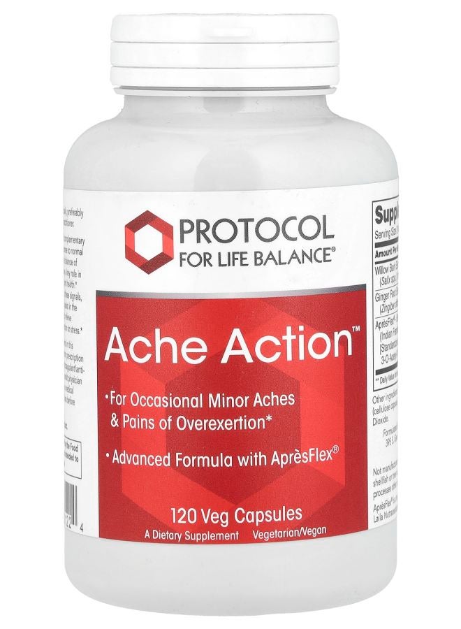 Protocol For Life Balance Ache Action™ 120 Veg Capsules
