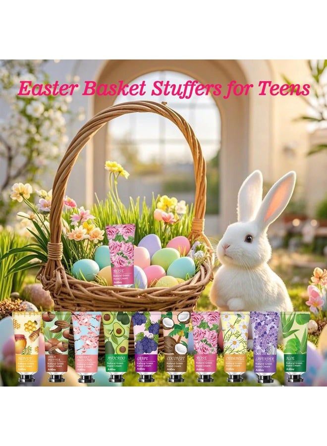 Ankooy 12 Pack Hand Cream Easter Basket Stuffers for Teens,Mothers Day Gifts for Friends,Birthday Gifts for Girls Women,Teacher Appreciation Gifts,Lotion for Women,Natural Hand Lotion Travel Size - Image 2